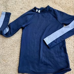 Under Armour ColdGear Mock Turtleneck Base Layer Size YMD/M Boys Black